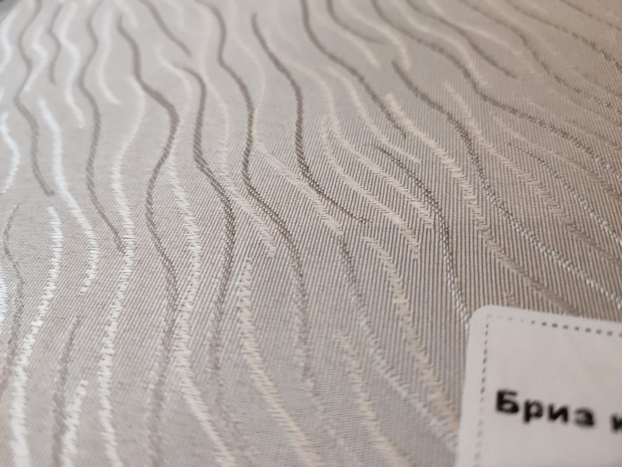 Рулонные шторы Бриз кофейный ткань