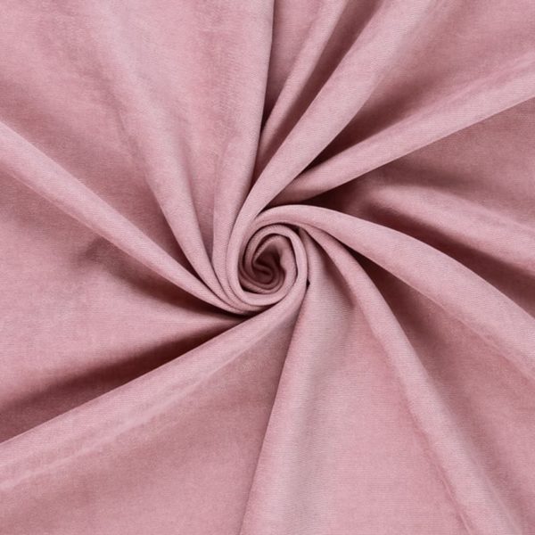Штора Канвас розовый пудровый